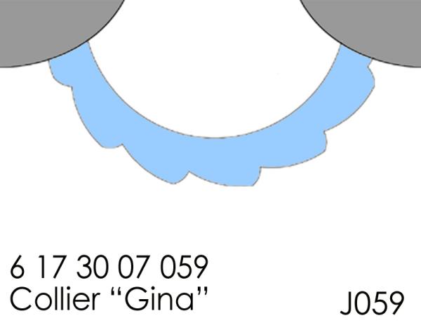 059 Klöppelbrief Collier "Gina"